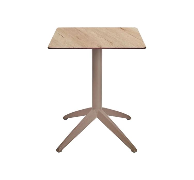 Стіл QUATRO FIX 60x60 TAUPE-OAK1